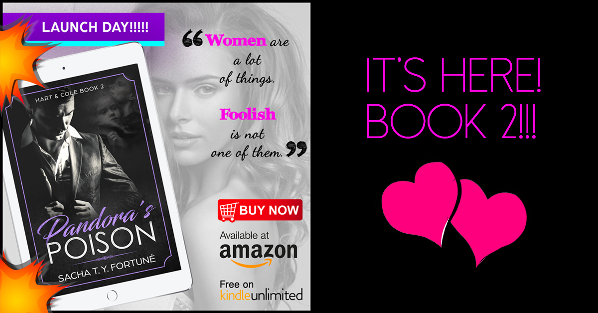 Launch Day! Book 2 “Pandora’s Poison” is LIVE!